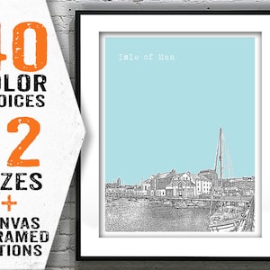Isle of Man Poster Art Print England UK Item T2782