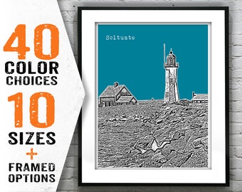 Scituate Poster Art Print Massachusetts MA Item T1628