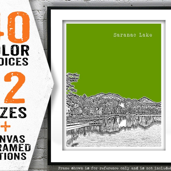 Saranac Lake Posters - Etsy