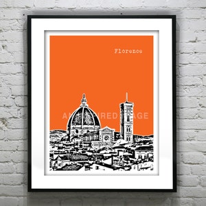 Póster de Florencia, Italia, impresión artística de la Toscana, artículo T2895