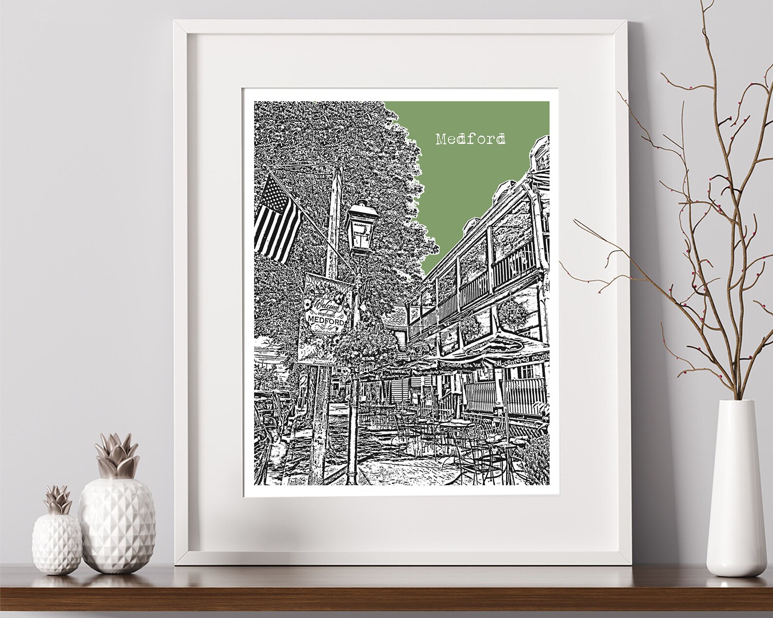 Custom Print Medford New Jersey Poster Print Art NJ Etsy
