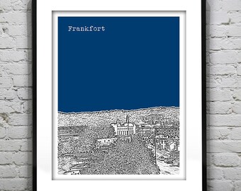 Frankfort Poster Art Print  Original Kentucky Version 1