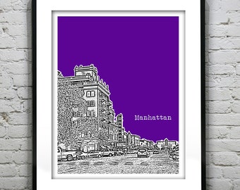 Manhattan Kansas Poster Print Art