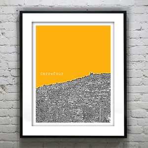 Carrefour Haiti Poster Art Print Skyline