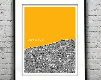 Carrefour Haiti Poster Art Print Skyline