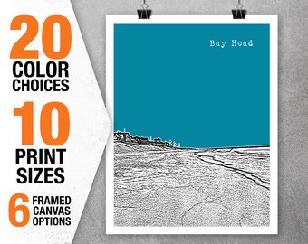 Bay Head New Jersey Poster Print Art NJ Shore Skyline Item T5437