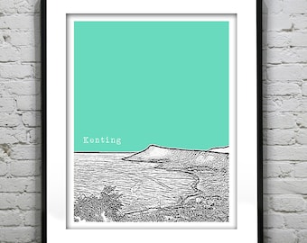 Kenting Taiwan Poster Print Skyline Travel Art