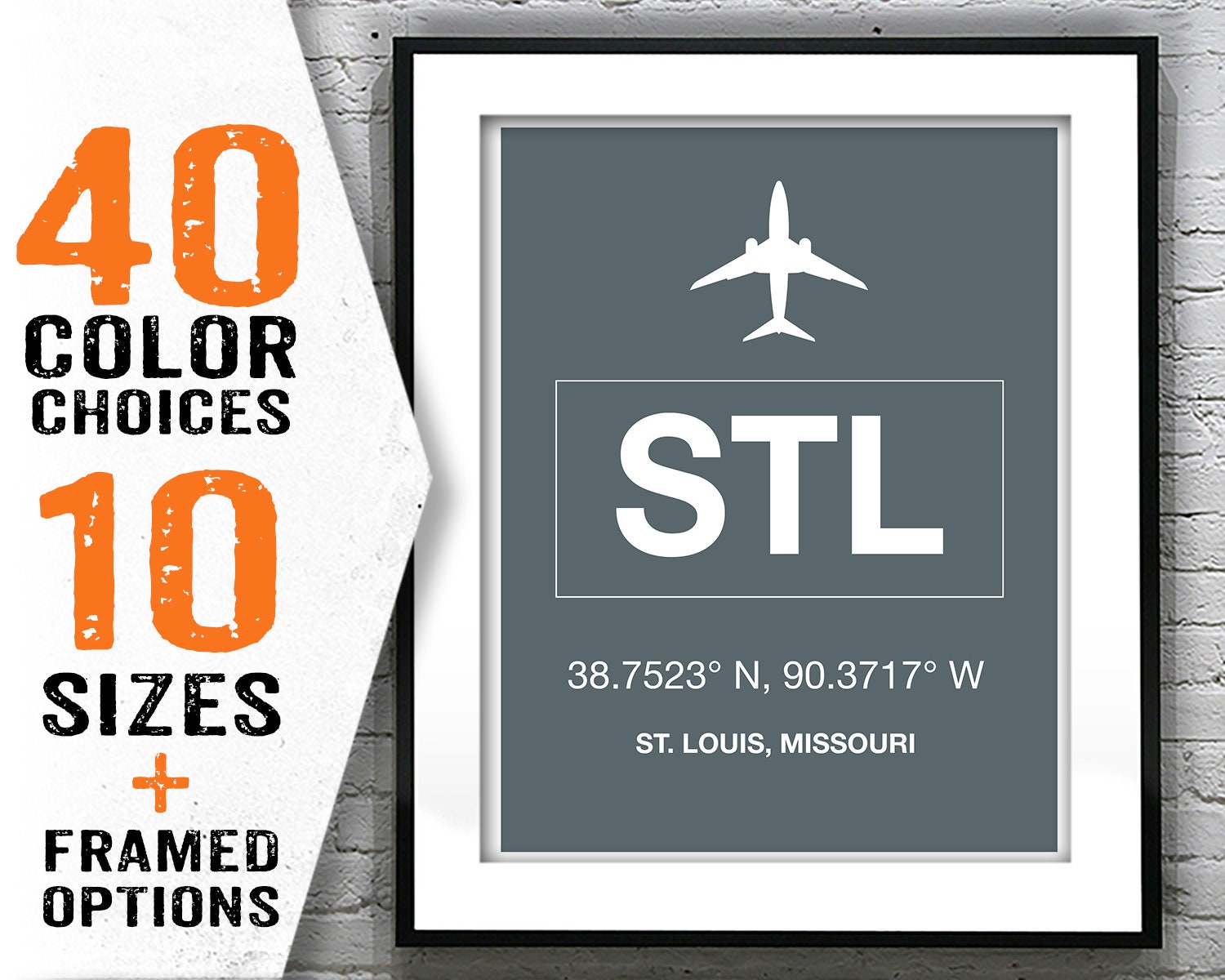 Gift Keychain: USA St. Louis Lambert Airport Missouri STL Airline