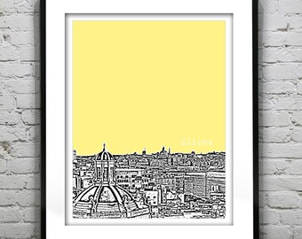 Sliema Malta City Skyline Poster Art Print Southern Europe Item T2498