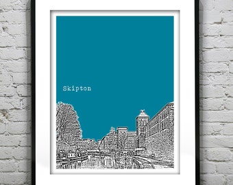Skipton North Yorkshire England UK Poster Art Print