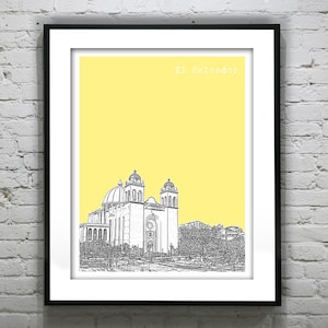El Salvador Skyline, San Salvador Cathedral