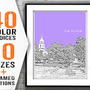 Los Mochis Sinaloa Mexico Skyline Art Print Item T1965