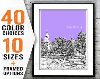 Los Mochis Sinaloa Mexico Skyline Art Print Item T1965