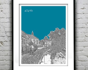 Alyth Perthshire Scotland Poster Print Art Item T3041