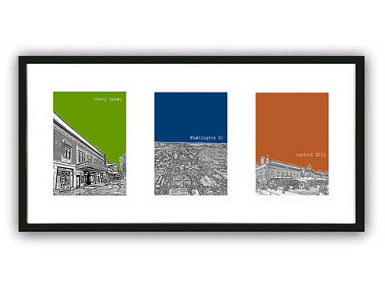 5 X 7 Three Print Frame Choose Any Prints from our Store Etsy