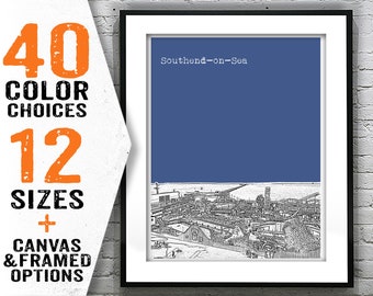 Southend on Sea England Poster Art Print UK Item T2719
