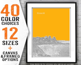 Dinard France Poster Print Art Skyline Item T5024