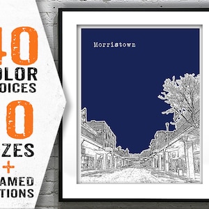 Morristown Tennessee Poster Print Art TN Item T1945