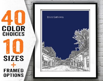 Morristown Tennessee Poster Print Art TN Item T1945