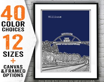 Williams Arizona Poster Print Art Skyline Item T5224