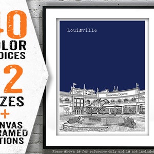 Louisville KY Poster Art Print Kentucky Item T5091