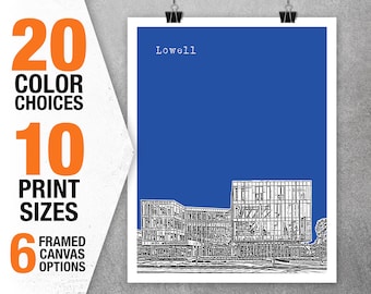 Lowell Poster Art Print Massachusetts MA Item T5340