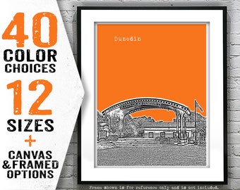 Dunedin Skyline Art Print Florida FL Item T4420