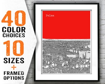 Palma Mallorca Poster Art Print Balearic Islands Item T1626