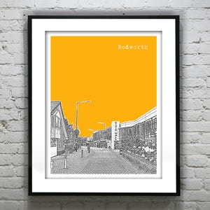 Bedworth England Poster Art Print UK Britain United Kingdom Item T2556