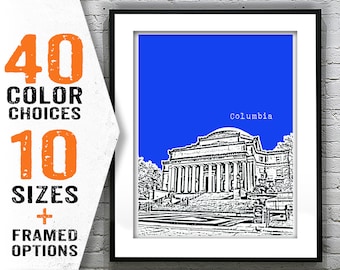 New York Poster Print Art Low Memorial Library Item T1131