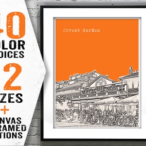 Covent Garden London Poster Art Print Britain England Item T2850