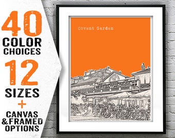 Covent Garden London Poster Art Print Britain England Item T2850