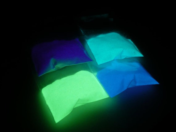 Luminous Glow-In-The-Dark Pigment Powder, Half-Oz Bag
