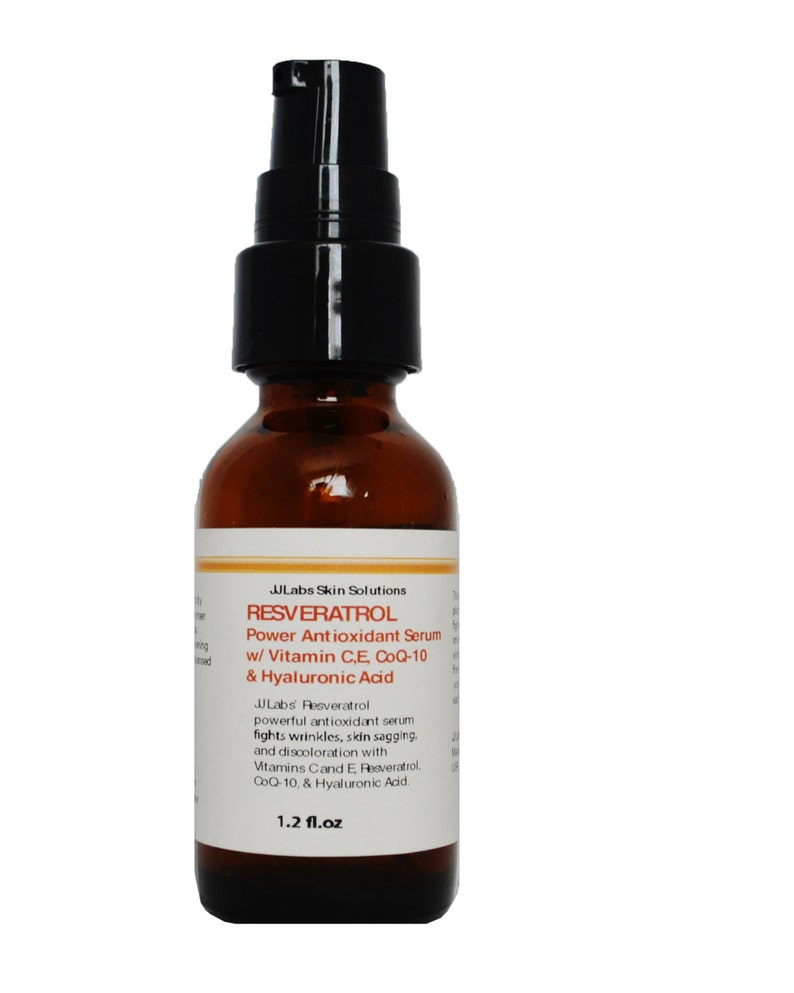 RESVERATROL Antioxidant Serum With Vitamin C Vitamin E Etsy