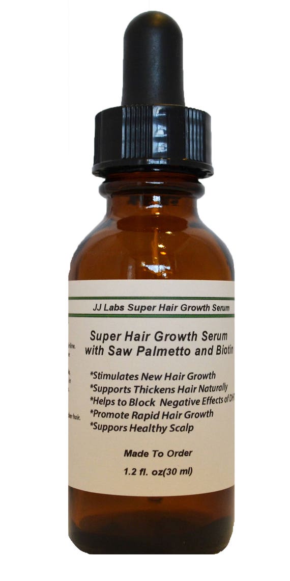 Super Hair Growth Serum With Saw Palmetto Biotin And Etsy