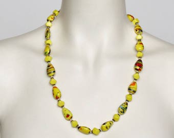 SALE murano glass necklace by m.west germany vintage 1960s • Revival Vintage Boutique