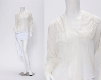 edwardian cotton blouse vintage 1900s • Revival Vintage Boutique
