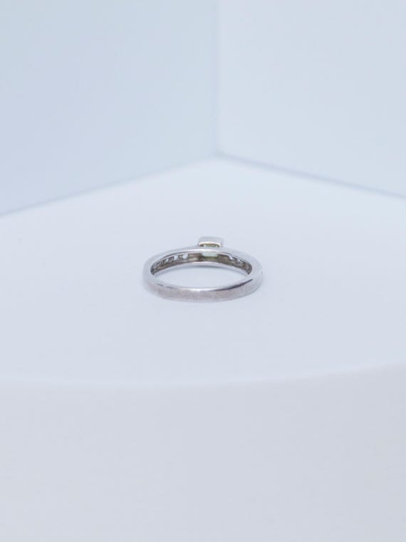 Citrine Square | Stackable Ring | Sterling Silver - image 3