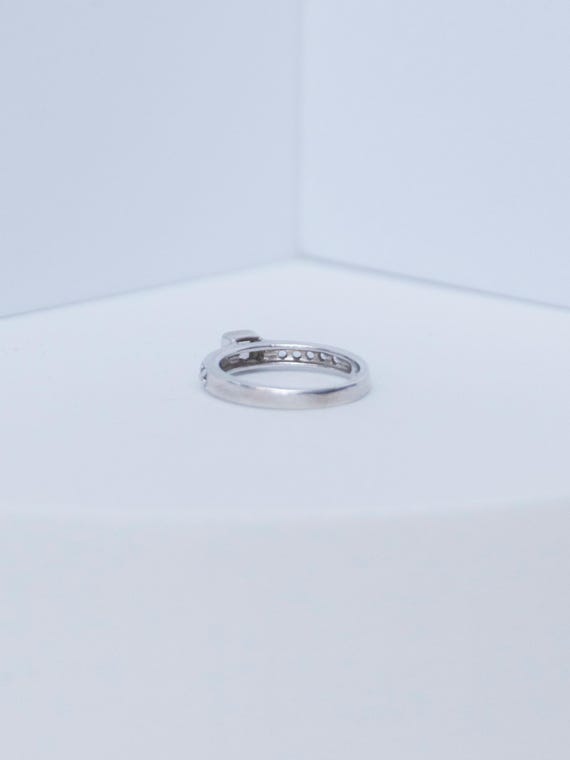 Citrine Square | Stackable Ring | Sterling Silver - image 2