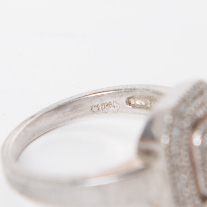 SALE diamonds sterling silver vintage 1990s \u2022 Revival Vintage Boutique