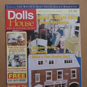 NEW MAGAZINE Dolls House and Miniature Scene Issue 83 May 2001