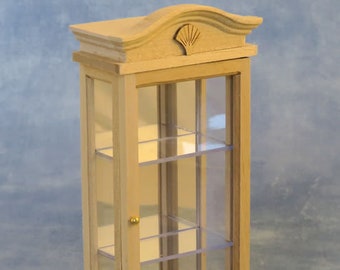 Dolls House Direct 1/12 scale  Display cabinet with glass shelves BEF153