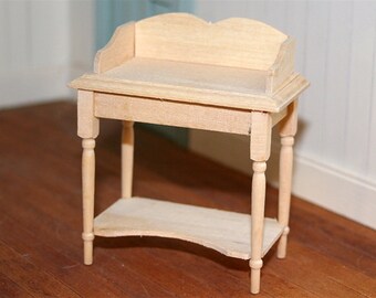 Dollshouse 12th scale Wash tub on stand inc board