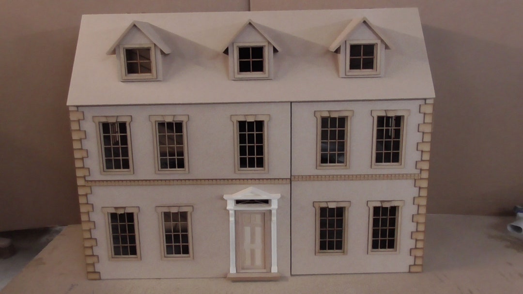 The Dalton 7 Room House Georgian Kit 1:12 Scale by DHD - Etsy