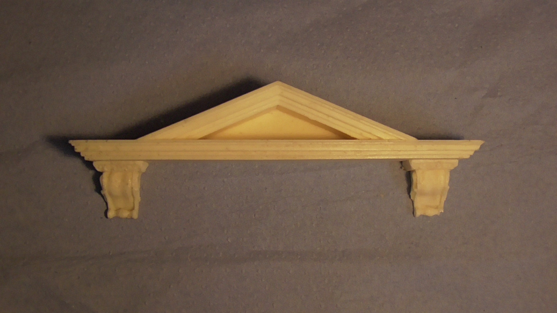Details about   Dollhouse Miniature Window Pediment Ram's Head Wood 1:12 Scale Houseworks #7072 