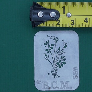 12th scale dolls house    Stencil for decorating By Iron works and BCM   IRSS11