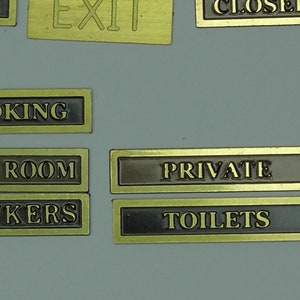 Small Scale Sign 12th Scale Small Signs Choose Which Sign You Require by Ironwork ...