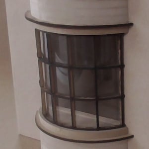 Dollhouse, Dolls house, 1:12th Scale, Bow window, suit house or shop,  Kit Form, DHD 4056