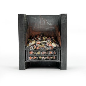 12th scale Dolls House Log fire  FR347