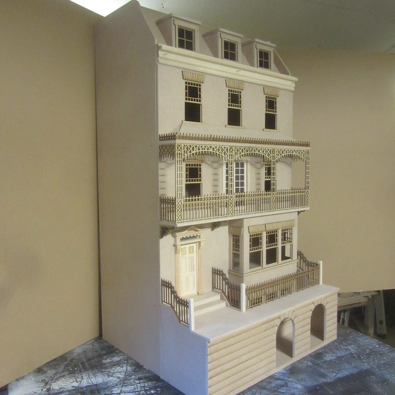 1/12 Scale Dolls House the Sussex 9 Room House Kit Etsy